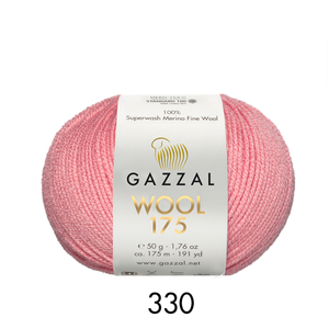 Gazzal Wool 175 100% merino – pink
