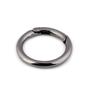 Nyitható karika 34 mm - fekete nikkel