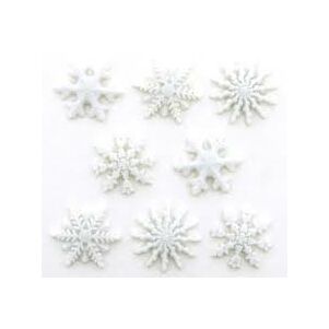 Dress It Up dekorgomb csomag - Karácsony - Glitter Snowflakes
