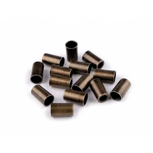 Fém zsinórvégződés 5,5x15 mm 5 db- ósárgaréz