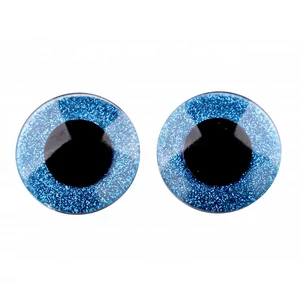 amigurumi szem 40 mm kék