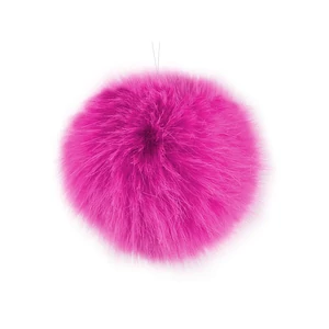 Szőrme bojt 11 cm - Pink