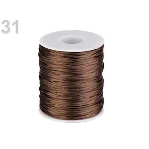 Szatén zsinór, patkányfarka 1 mm - kesudió