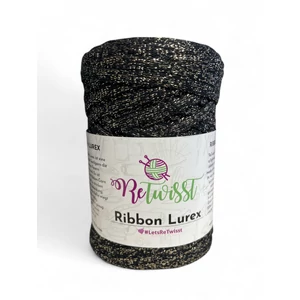 Retwisst CSILLOGÓ szalagfonal Ribbon - Fekete-arany Retwisst CSILLOGÓ szalagfonal Ribbon - Fekete-arany