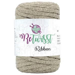 Retwisst CSILLOGÓ szalagfonal Ribbon - Sötét bézs-arany Retwisst CSILLOGÓ szalagfonal Ribbon - Sötét bézs-arany