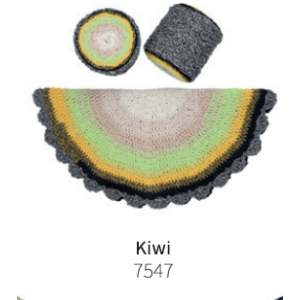 Retwisst macrame cake - Kiwi