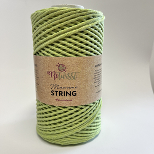 ReTwisst String - makraméfonal 2 mm - Tavaszi zöld