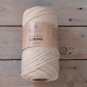 ReTwisst String - makraméfonal 5 mm - natúr