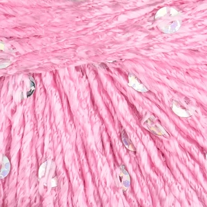 Venera flitteres fonal - Pink ezüst flitterrel