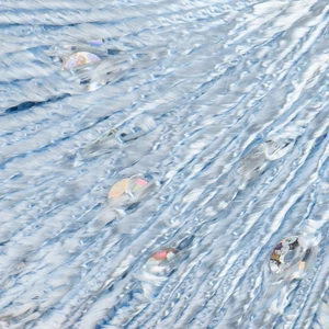 Venera flitteres fonal – 5061 – Világos kék ezüst flitterrel