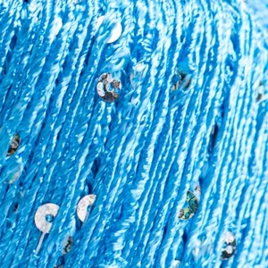 Venera flitteres fonal – 5201 – Égkék ezüst flitterrel