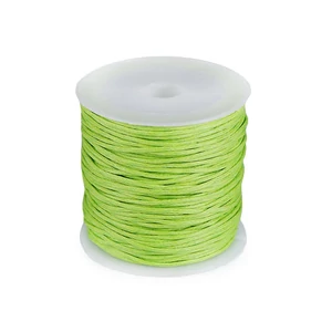 Viaszolt pamut zsinór 0,8 mm - VILÁGOS ZÖLD