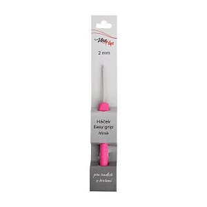 Horgolótű Easy Grip - alumínium - 2 mm