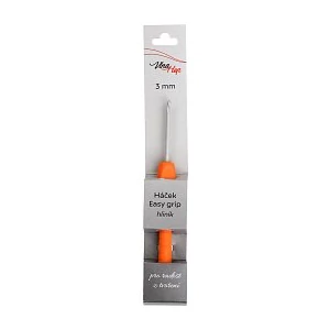 Horgolótű Easy Grip - alumínium - 3 mm