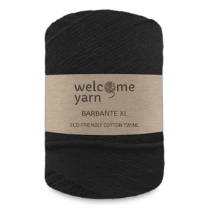Welcomeyarn Spárgafonal XL 500 g - fekete