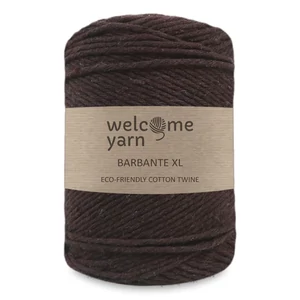 Welcomeyarn Spárgafonal XL 500 g - sötétbarna