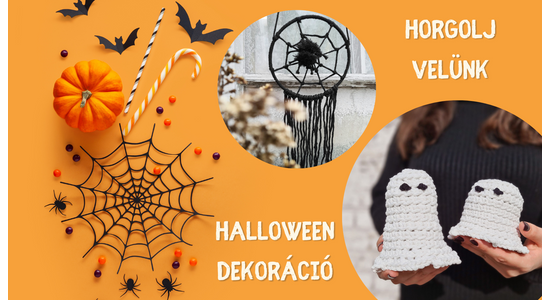 Horgolj Halloween dekorációt a FonalLak-kal