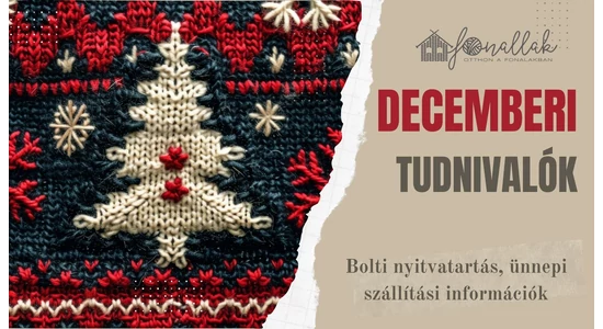 Decemberi információk