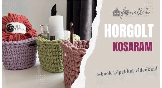 Az első kosaram horgolása