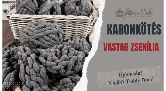 A karonkötés vastag fonalakkal
