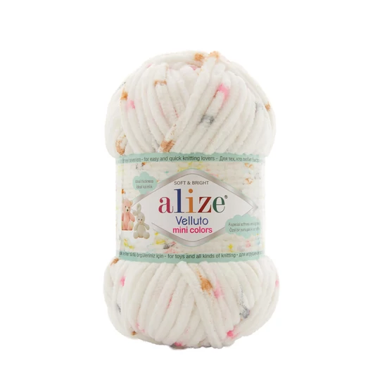 Alize Velluto Mini Colors plüssfonal - 8110