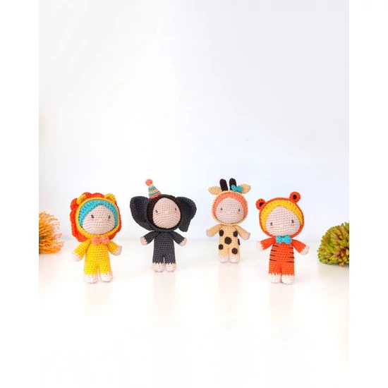 anchor amigurumi horgoló szett jungle dolls gang