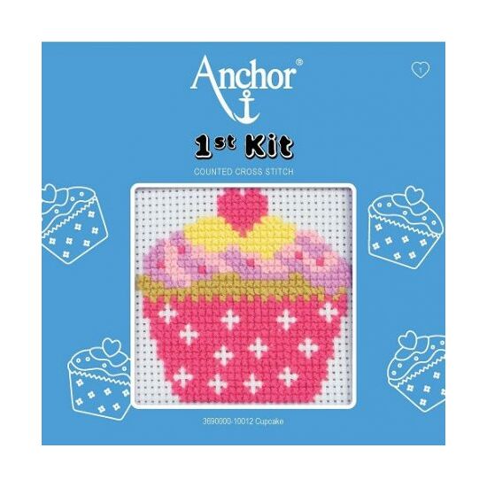 Anchor 1st Kit hímzőkészlet gyerekeknek - cupcake