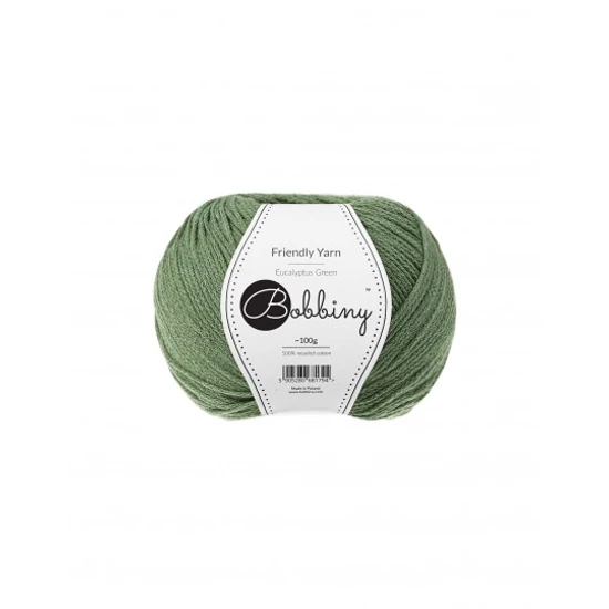 Bobbiny Friendly Yarn - Eucalyptus green