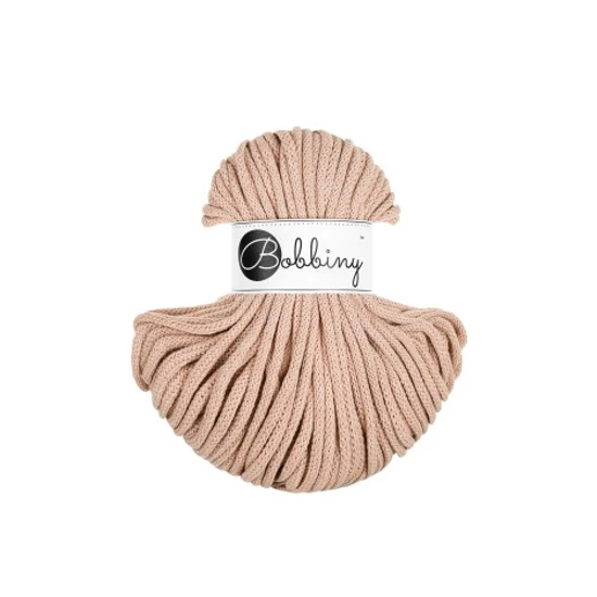 Bobbiny Premium zsinórfonal 5 mm  - 50 m - BISCUIT