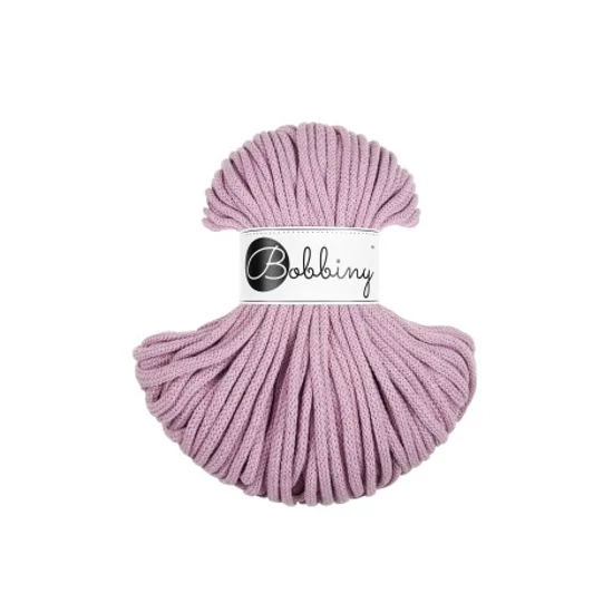 Bobbiny Premium Zsinórfonal 5 mm-  Dusty Pink - 50 m