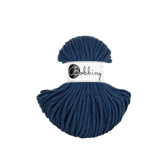 Bobbiny Premium Zsinórfonal 5 mm-  farmerkék - 50 m