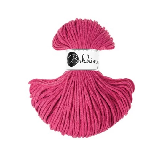 Bobbiny Zsinórfonal Junior 3 mm -  DOPAMINE PINK - 100 M
