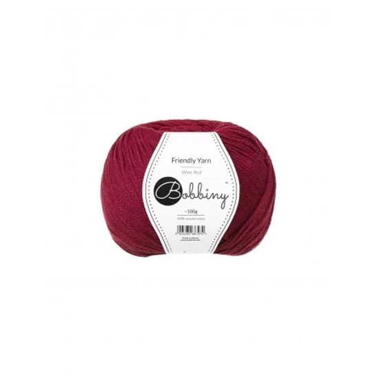 Bobbiny Friendly Yarn - Wine Red