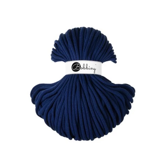 Bobbiny Zsinórfonal Jumbo 9 mm - INK BLUE Bobbiny Zsinórfonal Jumbo 9 mm - INK BLUE