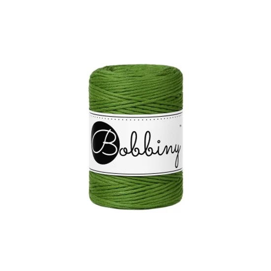 Bobbiny Baby kifésülhető makramé fonal 1,5 mm - MOSS GREEN