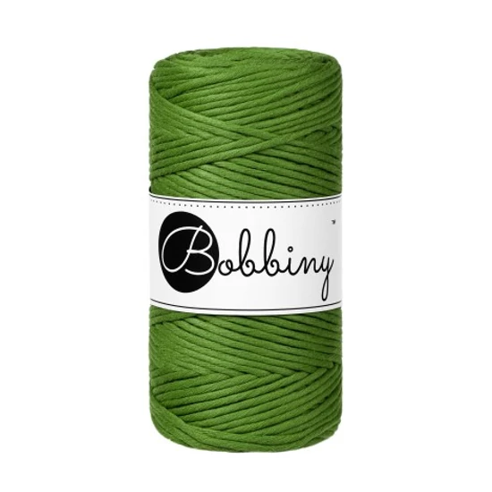 Bobbiny kifésülhető  makramé fonal 3 mm - MOSS GREEN