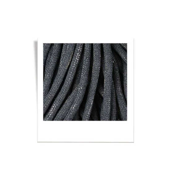 Bobbiny Zsinórfonal Jumbo 9 mm -  shiny charcoal - 100 M Bobbiny Zsinórfonal Jumbo 9 mm -  shiny charcoal - 100 M