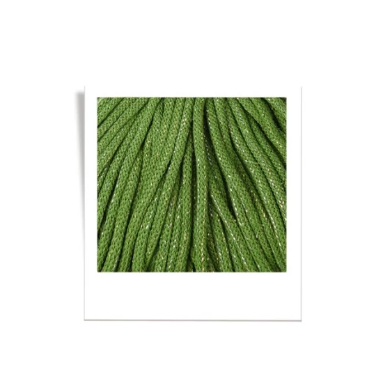 Bobbiny Premium zsinórfonal 5 mm – shiny moss green - 100 m