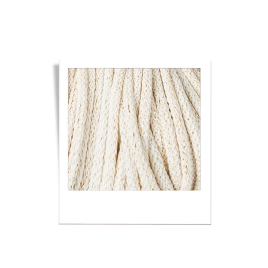 Bobbiny Premium zsinórfonal 5 mm – shiny NATURAL - 100 m Bobbiny Premium zsinórfonal 5 mm – shiny NATURAL - 100 m