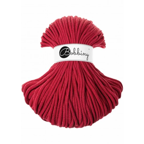 Bobbiny Premium zsinórfonal 5 mm    2021 Karácsony – Classic Red - 100 m