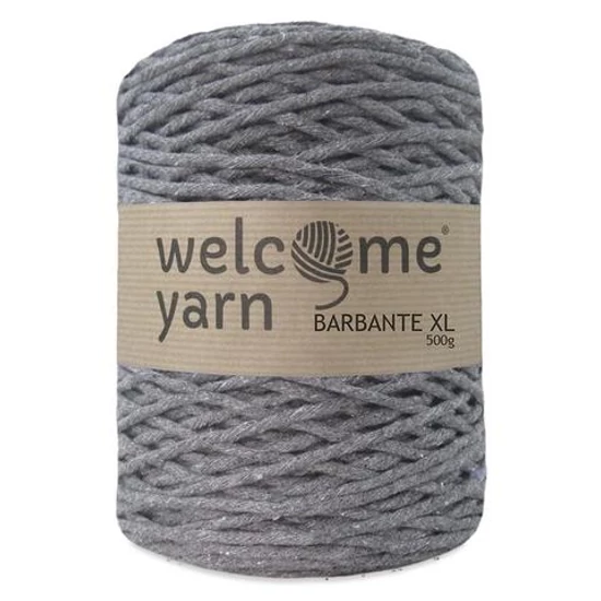 Welcomeyarn Spárgafonal XL 500 g - szürke