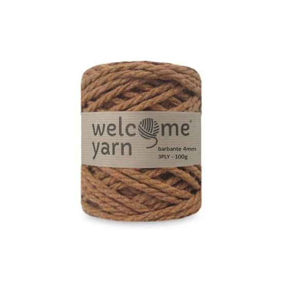 WelcomeYarn spárgafonal XL 3 ply 125 g - tevebarna
