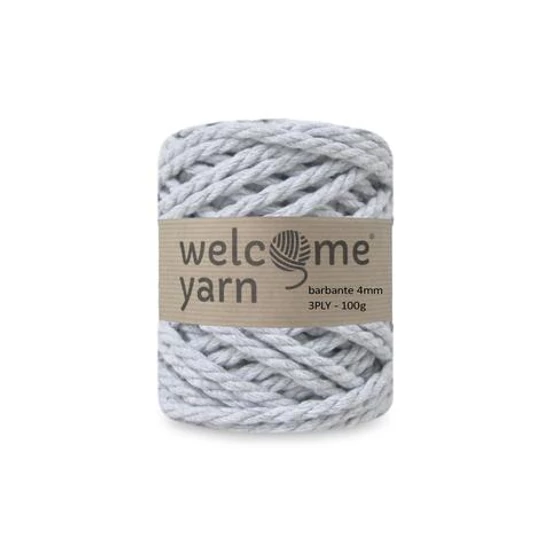 WelcomeYarn spárgafonal XL 3 ply 100 g - világos szürke