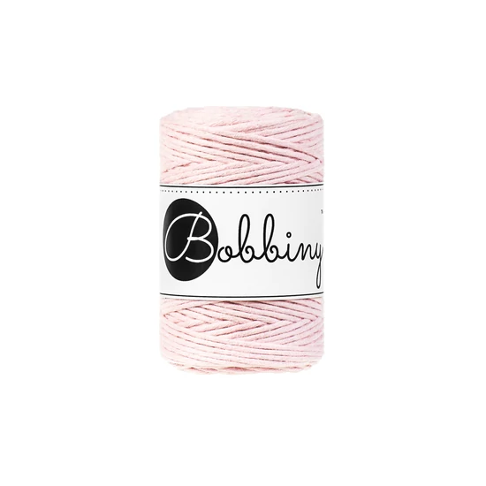 Bobbiny Baby kifésülhető makramé fonal 1,5 mm - Baby Pink