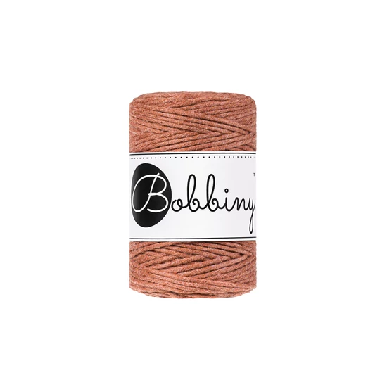 Bobbiny Baby kifésülhető makramé fonal 1,5 mm - Terrakotta