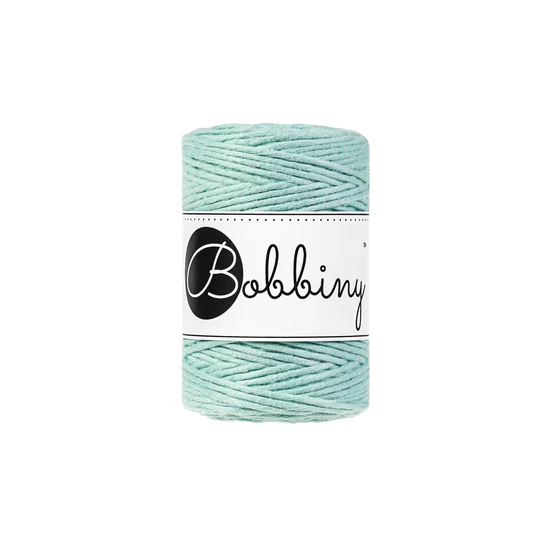Bobbiny Baby kifésülhető makramé fonal 1,5 mm - Menta