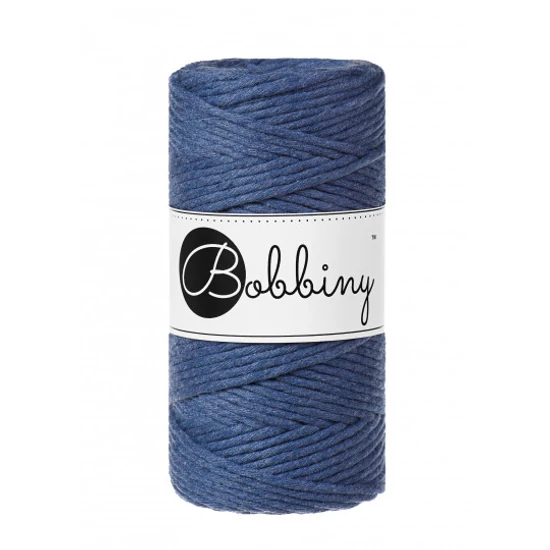 Bobbiny kifésülhető makramé fonal 3 mm - Jeans