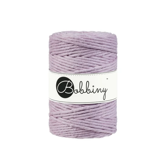 Bobbiny kifésülhető makramé fonal 5 mm - Dusty pink