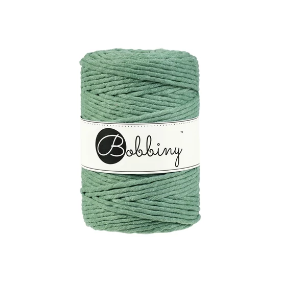 Bobbiny kifésülhető makramé fonal 5 mm - Eucalyptus green