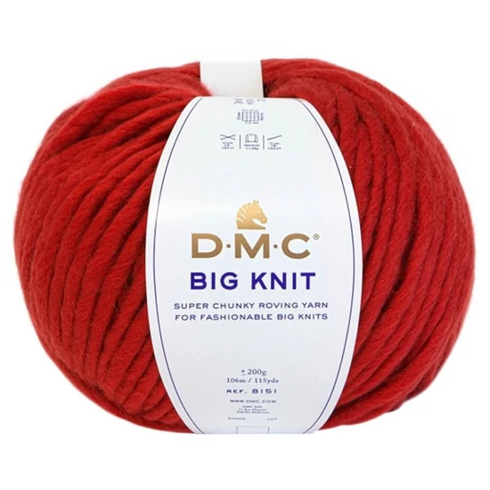 DMC Big Knit – Piros